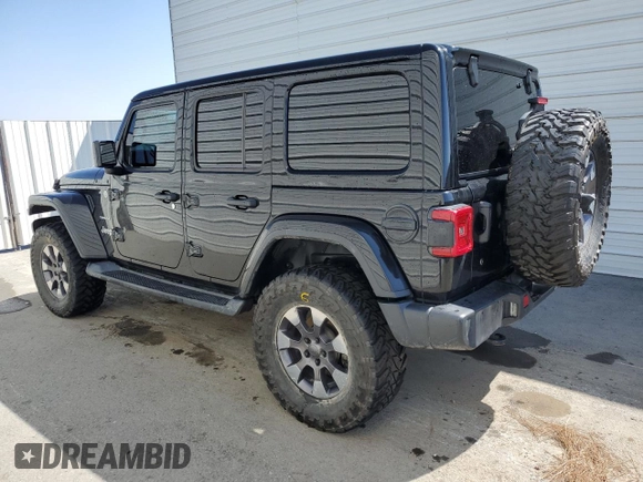 2018 Jeep Wrangler Unlimited Sahara with VIN 1C4HJXEG8JW271790, listed as a Copart auction lot 50260905 with 77,762 mi miles and Clean Title. Bid and sale history available at carsss.com. Image 2.