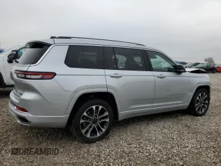 2023 Jeep Grand Cherokee Overland with VIN 1C4RJKDGXP8800940, listed as a Copart auction lot 85957204 with 25,894 mi miles and Salvage title. Bid and sale history available at DreamBid. Image 3.