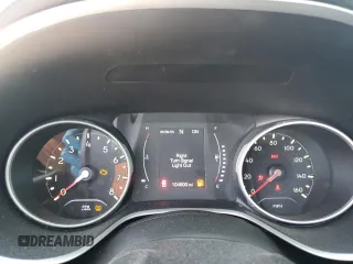 2018 Jeep Compass Sport with VIN 3C4NJCABXJT105430, listed as a Copart auction lot 59237575 with 104,600 mi miles and Salvage title. Bid and sale history available at DreamBid. Image 9.