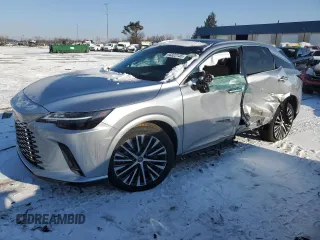 2023 Lexus RX with VIN 2T2BAMCA6PC006270, listed as a Copart auction lot 44322135 with 28,665 mi miles and Clean Title. Bid and sale history available at carsss.com. Image 1.