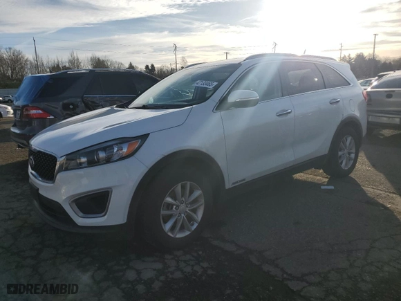 2016 Kia Sorento LX with VIN 5XYPGDA5XGG139858, listed as a Copart auction lot 47133465 with 91,178 mi miles and Salvage Title. Bid and sale history available at carsss.com. Image 1.