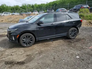 2023 Chevrolet Equinox RS z VIN 3GNAXWEG4PL122230, wystawiony jako Copart lot #55675665 z przebiegiem 35 908 mil mil oraz Szkoda całkowita • Salvage title. Historia ofert i sprzedaży dostępna na DreamBid. Obrazek 1.