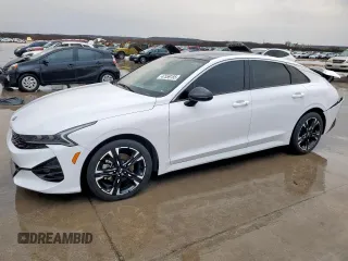 2021 Kia K5 GT-Line with VIN 5XXG64J22MG047524, listed as a Copart auction lot 47559185 with 98,948 mi miles and Salvage Title. Bid and sale history available at carsss.com. Image 1.
