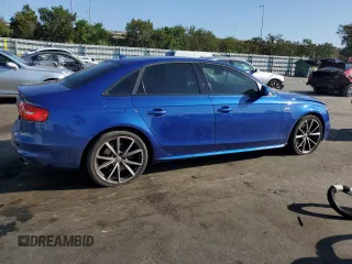 2016 Audi S4 Premium Plus with VIN WAUBGAFL5GA007622, listed as a Copart auction lot 48794095 with 93,256 mi miles and Salvage Title. Bid and sale history available at carsss.com. Image 3.