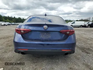 2019 Alfa Romeo Giulia Sport with VIN ZARFAMAN9K7612254, listed as a Copart auction lot 67827404 with 88,116 mi miles and Salvage Title. Bid and sale history available at carsss.com. Image 6.