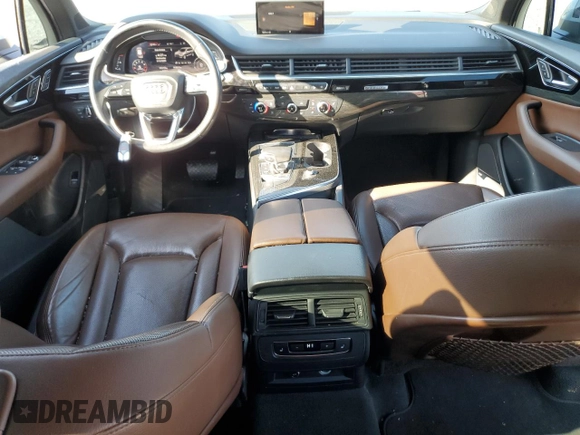 2018 Audi Q7 Premium Plus with VIN WA1LAAF70JD002047, listed as a Copart auction lot 48326485 with 115,116 mi miles and Salvage Title. Bid and sale history available at carsss.com. Image 8.