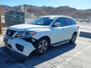 2018 Nissan Pathfinder S with VIN 5N1DR2MN9JC610306, listed as a IAAI auction lot 41163725 with Not provided miles and . Bid and sale history available at DreamBid. Image 19.