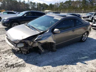 2008 Honda Civic Cpe EX-L with VIN 2HGFG129X8H573942, listed as a Copart auction lot 45965045 with 0 mi miles and Salvage Title. Bid and sale history available at carsss.com. Image 1.