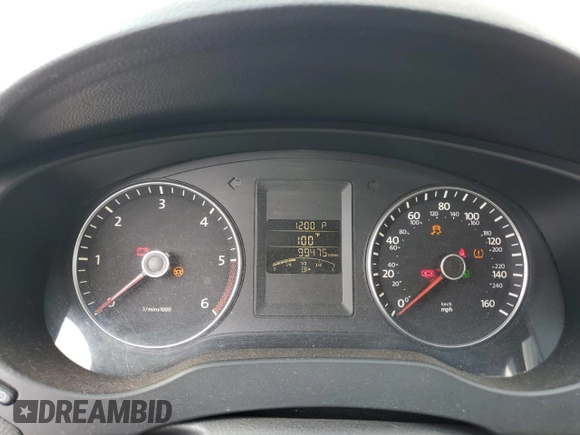 2014 Volkswagen Jetta TDI w/Premium with VIN 3VWLL7AJ8EM402757, listed as a Copart auction lot 52201895 with 99,475 mi miles and Salvage title. Bid and sale history available at DreamBid. Image 9.