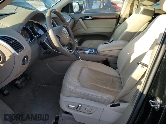 2015 Audi Q7 3.0T Premium Plus with VIN WA1LGAFEXFD015148, listed as a Copart auction lot 48402065 with 188,916 mi miles and Salvage Title. Bid and sale history available at carsss.com. Image 7.