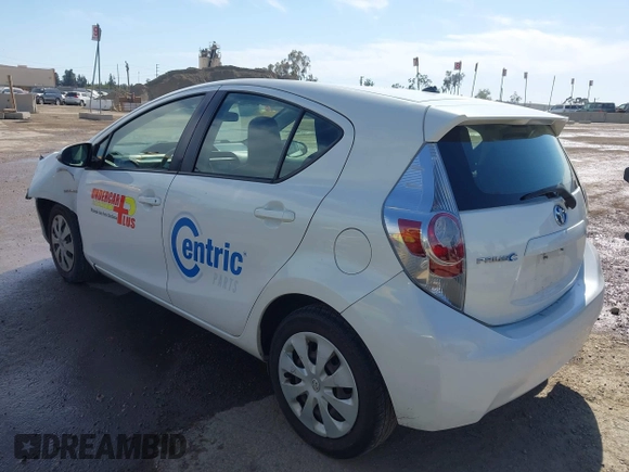 2014 Toyota Prius One with VIN JTDKDTB35E1561818, listed as a IAAI auction lot 42021039 with 184,584 mi miles and . Bid and sale history available at DreamBid. Image 3.