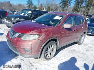 2016 Nissan Rogue SV with VIN KNMAT2MV7GP728204, listed as a IAAI auction lot 41595161 with 75,057 mi miles. Bid and sale history available at carsss.com. Image 17.