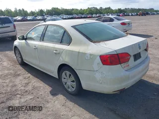 2012 Volkswagen Jetta Sedan SE w/Convenience & Sunroof with VIN 3VWDX7AJ8CM019794, listed as a IAAI auction lot 42124391 with 1 mi miles. Bid and sale history available at carsss.com. Image 3.
