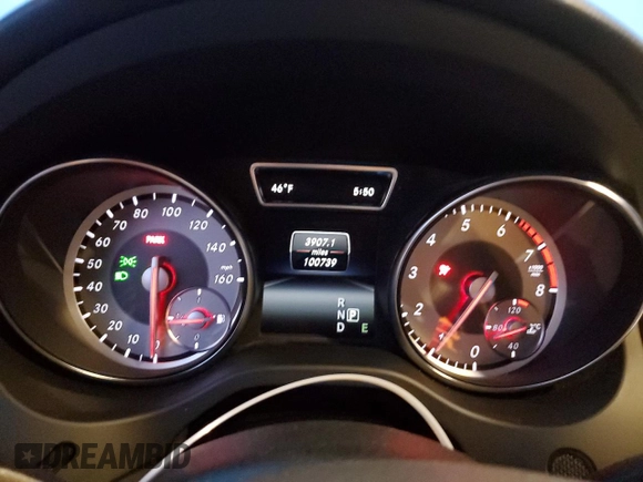2015 Mercedes-Benz CLA 250 with VIN WDDSJ4EB5FN165731, listed as a Copart auction lot 38870284 with 100,739 mi miles and . Bid and sale history available at DreamBid. Image 9.