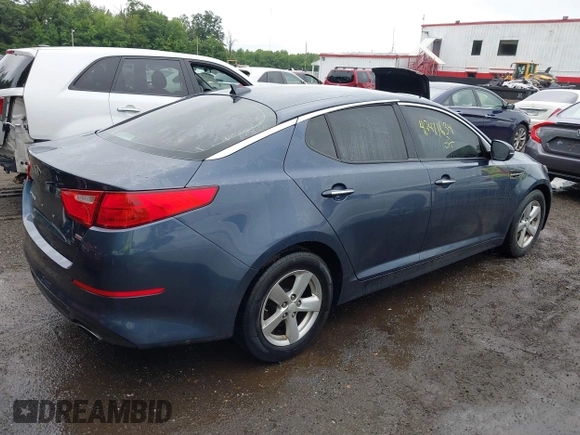 2015 Kia Optima LX with VIN 5XXGM4A76FG370219, listed as a IAAI auction lot 42471634 with 118,467 mi miles and . Bid and sale history available at DreamBid. Image 4.