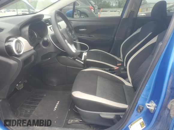 2021 Nissan Versa SV with VIN 3N1CN8EV3ML869155, listed as a Copart auction lot 57841325 with 82,711 mi miles and Salvage title. Bid and sale history available at DreamBid. Image 7.