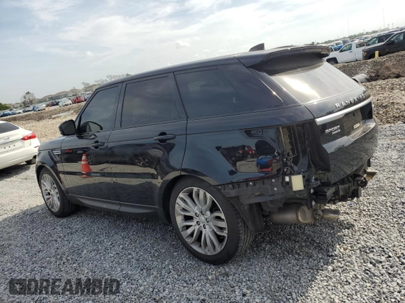 2017 Land Rover Range Rover Sport HSE with VIN SALWR2FV6HA161739, listed as a Copart auction lot 53422235 with 55,983 mi miles and Salvage Title. Bid and sale history available at carsss.com. Image 2.