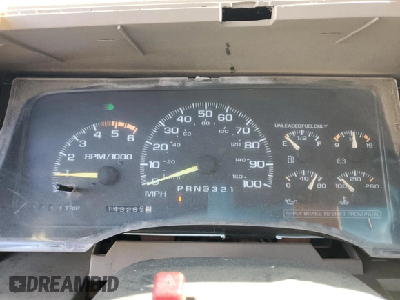 1996 GMC Sierra 1500 with VIN 1GTHC33J4TF010466, listed as a Copart auction lot 48392195 with 143,267 mi miles and Salvage Title. Bid and sale history available at DreamBid. Image 9.