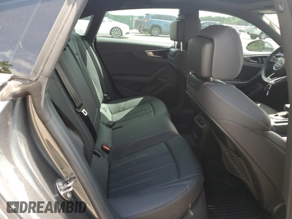 2022 Audi A5 Sportback S line Premium with VIN WAUDACF57NA029920, listed as a Copart auction lot 50598924 with 30,345 mi miles and Salvage Title. Bid and sale history available at carsss.com. Image 10.