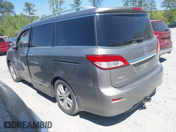 2011 Nissan Quest SL z VIN JN8AE2KP0B9006010, wystawiony jako IAAI lot #42049293 z przebiegiem 181 385 mil mil oraz . Historia ofert i sprzedaży dostępna na DreamBid. Obrazek 3.
