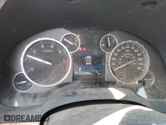2016 Toyota Tundra 4WD Truck Platinum with VIN 5TFAW5F1XGX551263, listed as a Copart auction lot 48966315 with 151,890 mi miles and Salvage Title. Bid and sale history available at carsss.com. Image 9.