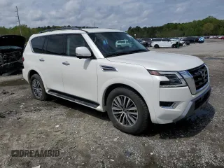 2023 Nissan Armada SL with VIN JN8AY2BC2P9180365, listed as a Copart auction lot 50867145 with 8,729 mi miles and Non Repairable. Bid and sale history available at carsss.com. Image 4.