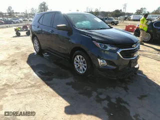 2019 Chevrolet Equinox LS with VIN 3GNAXHEV9KL240938, listed as a IAAI auction lot 41821748 with 115,641 mi miles. Bid and sale history available at carsss.com. Image 1.