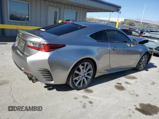 2016 Lexus RC 200t F Sport with VIN JTHHA5BC4G5000230, listed as a Copart auction lot 43856325 with 100,066 mi miles and Salvage title. Bid and sale history available at DreamBid. Image 3.