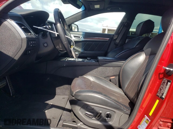 2019 Genesis G80 Sport with VIN KMHGN4JB6KU291019, listed as a Copart auction lot 51709175 with 82,982 mi miles and Salvage title. Bid and sale history available at DreamBid. Image 7.