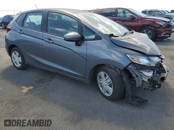 2019 Honda Fit LX with VIN 3HGGK5H44KM713773, listed as a Copart auction lot 47690125 with 21,367 mi miles and Salvage title. Bid and sale history available at DreamBid. Image 4.