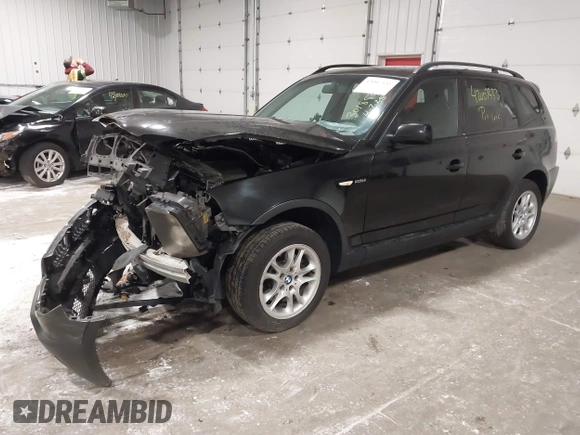 2004 BMW X3 2.5i with VIN WBXPA73464WC41900, listed as a IAAI auction lot 42007333 with 1 mi miles. Bid and sale history available at carsss.com. Image 17.