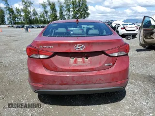 2016 Hyundai Elantra SE with VIN KMHDH4AE0GU626089, listed as a Copart auction lot 57672185 with 144,734 mi miles and Salvage title. Bid and sale history available at DreamBid. Image 6.