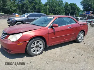 2008 Chrysler Sebring Limited with VIN 1C3LC65M98N630881, listed as a Copart auction lot 62642875 with 193,716 mi miles and Salvage title. Bid and sale history available at DreamBid. Image 1.