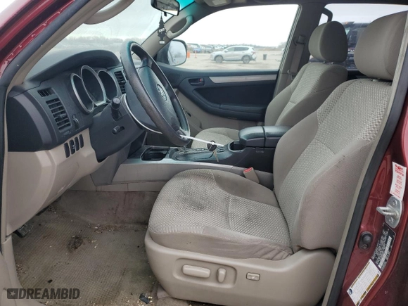 2006 Toyota 4Runner SR5 with VIN JTEBT14R868033977, listed as a Copart auction lot 42383785 with 265,616 mi miles and Salvage Title. Bid and sale history available at carsss.com. Image 7.
