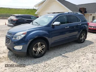 2016 Chevrolet Equinox LTZ z VIN 2GNFLGEK3G6292711, wystawiony jako Copart lot #60861535 z przebiegiem 112 718 mil mil oraz Czysty tytuł • Clean title. Historia ofert i sprzedaży dostępna na DreamBid. Obrazek 1.