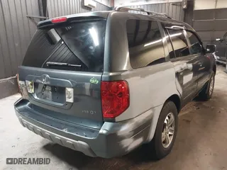 2004 Honda Pilot EX with VIN 2HKYF18584H522438, listed as a IAAI auction lot 41895785 with 118,360 mi miles. Bid and sale history available at carsss.com. Image 4.