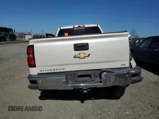 2015 Chevrolet Silverado 1500 LTZ with VIN 3GCUKSEJ4FG305028, listed as a Copart auction lot 46948365 with 0 mi miles and Salvage Title. Bid and sale history available at carsss.com. Image 6.