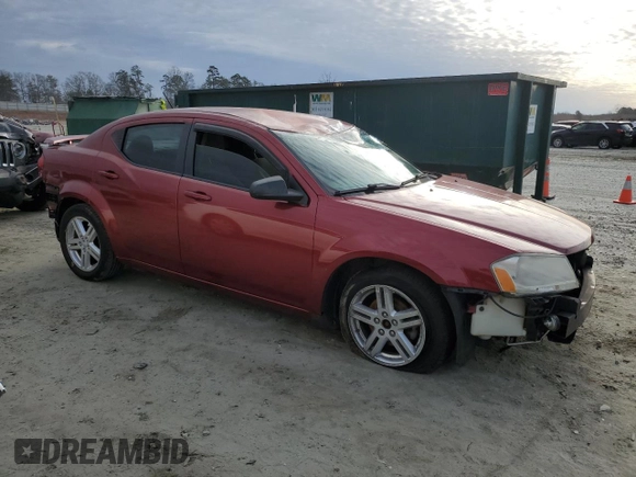 2014 Dodge Avenger SE with VIN 1C3CDZAG7EN218100, listed as a Copart auction lot 48222645 with 109,444 mi miles and Salvage Title. Bid and sale history available at carsss.com. Image 4.