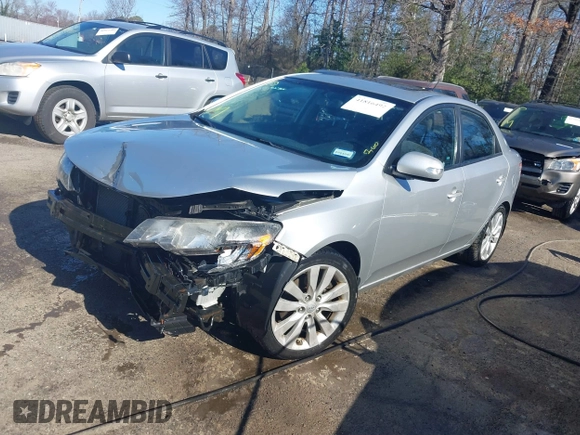 2010 Kia Forte SX with VIN KNAFW4A35A5299432, listed as a IAAI auction lot 41816492 with 54,871 mi miles. Bid and sale history available at carsss.com. Image 18.