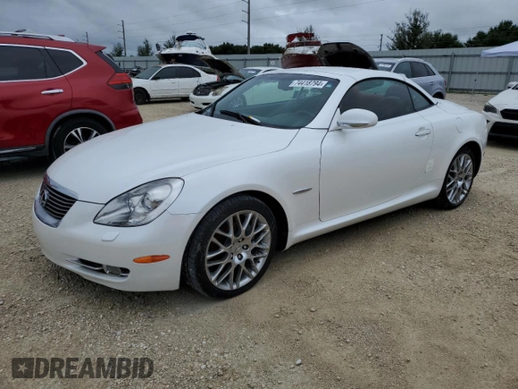 2007 Lexus SC 430 with VIN JTHFN45Y279011569, listed as a Copart auction lot 74418794 with Not Provided miles and Salvage Title. Bid and sale history available at DreamBid. Image 1.