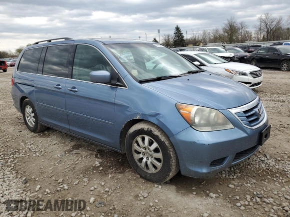 2009 Honda Odyssey EX-L with VIN 5FNRL38709B016070, listed as a Copart auction lot 50313245 with 192,155 mi miles and Salvage Title. Bid and sale history available at carsss.com. Image 4.
