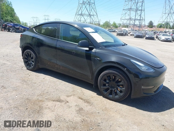 2023 Tesla Model Y Long Range with VIN 7SAYGDEE0PA111430, listed as a IAAI auction lot 42156924 with 35,950 mi miles and . Bid and sale history available at DreamBid. Image 1.