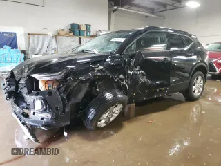 2021 Chevrolet Blazer LT z VIN 3GNKBHRS4MS524957, wystawiony jako Copart lot #49824635 z przebiegiem 16 471 mil mil oraz Szkoda całkowita • Salvage title. Historia ofert i sprzedaży dostępna na DreamBid. Obrazek 1.