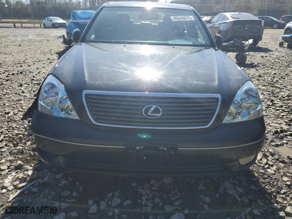 2003 Lexus LS 430 with VIN JTHBN30FX30098697, listed as a Copart auction lot 49048675 with 257,035 mi miles and Salvage Title. Bid and sale history available at carsss.com. Image 5.