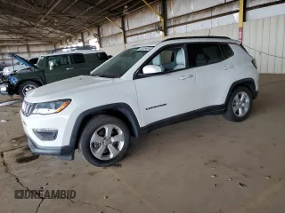 2021 Jeep Compass Latitude with VIN 3C4NJCBB7MT571349, listed as a Copart auction lot 52329035 with 19,518 mi miles and Clean Title. Bid and sale history available at carsss.com. Image 1.