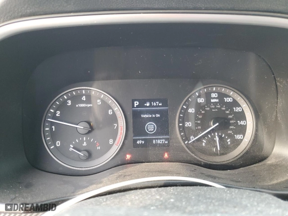 2020 Hyundai Tucson Value with VIN KM8J3CA47LU168645, listed as a Copart auction lot 44807635 with 81,827 mi miles and Salvage Title. Bid and sale history available at carsss.com. Image 9.