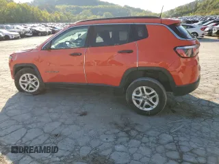2019 Jeep Compass Sport с VIN 3C4NJDAB6KT724484, выставлен на аукционе Copart как лот 72231114 с пробегом 33 600 миль миль и Списание • Salvage title. История ставок и продаж доступна на DreamBid. Изображение 2.