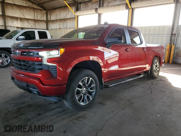 2024 Chevrolet Silverado 1500 RST with VIN 1GCUDEED4RZ265950, listed as a Copart auction lot 48008305 with 11,010 mi miles and Salvage Title. Bid and sale history available at carsss.com. Image 1.