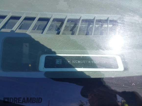 2017 Chevrolet Express Cargo with VIN 1GCWGAFFXH1338924, listed as a IAAI auction lot 42190304 with Not Provided miles and . Bid and sale history available at DreamBid. Image 9.
