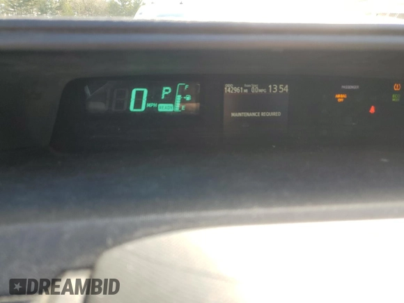 2013 Toyota Prius One with VIN JTDKDTB3XD1539022, listed as a Copart auction lot 50076235 with 142,961 mi miles and Salvage Title. Bid and sale history available at carsss.com. Image 9.